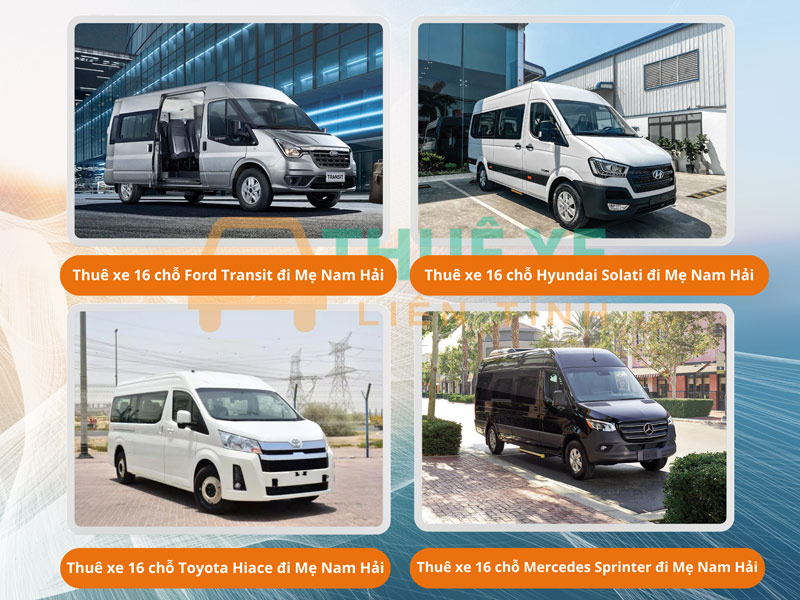 Thuê xe 16 chỗ đi Mẹ Nam Hải