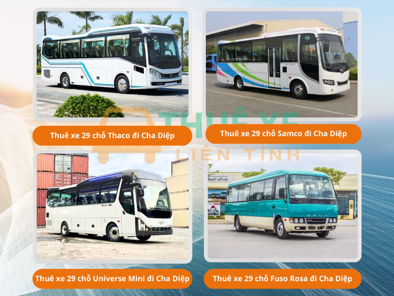 Xe 29 chỗ Samco, Thaco, Fuso đi lễ Cha Diệp phù hợp đoàn đông