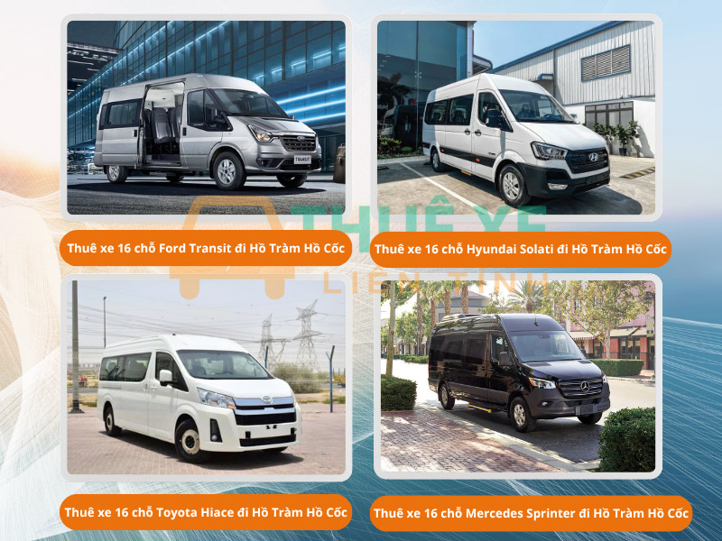 Thuê xe 16 chỗ đi Hồ Tràm Hồ Cốc giá rẻ từ TPHCM