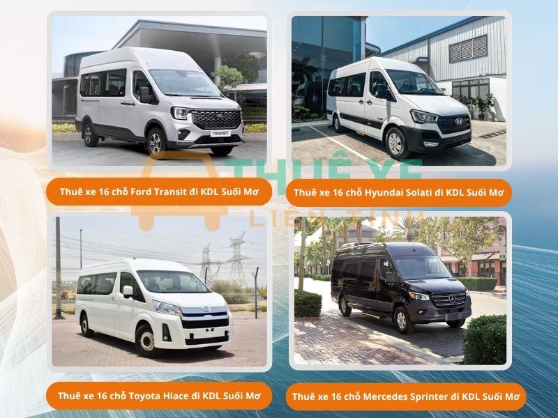 Thuê xe 16 chỗ đi KDL Suối Mơ giá rẻ từ TPHCM 