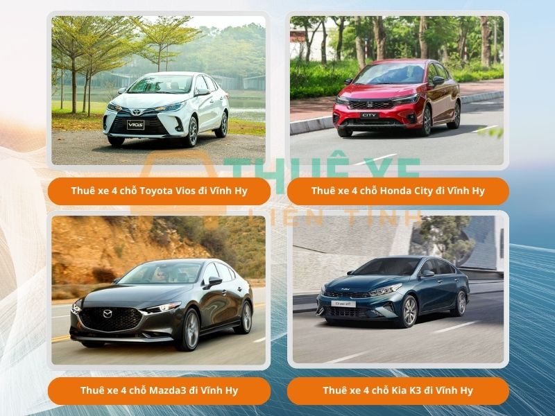 Thuê xe 4 chỗ đi Vĩnh Hy tại Thuê Xe Liên Tỉnh