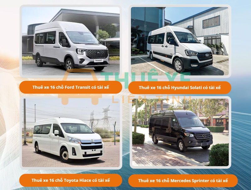 Thuê Xe Liên Tỉnh cho thuê xe 16 đi city tour có tài xế