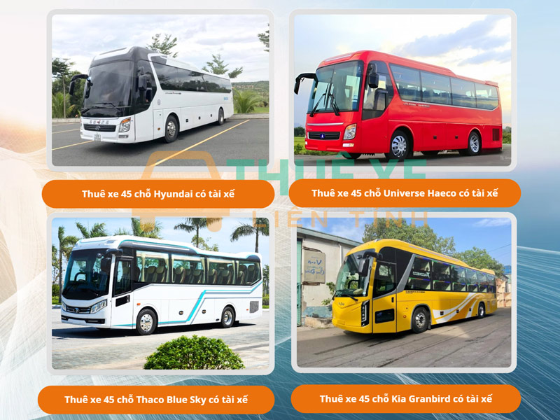 Dịch vụ cho thuê xe 45 đi city tour TPHCM chuyên nghiệp, giá tốt